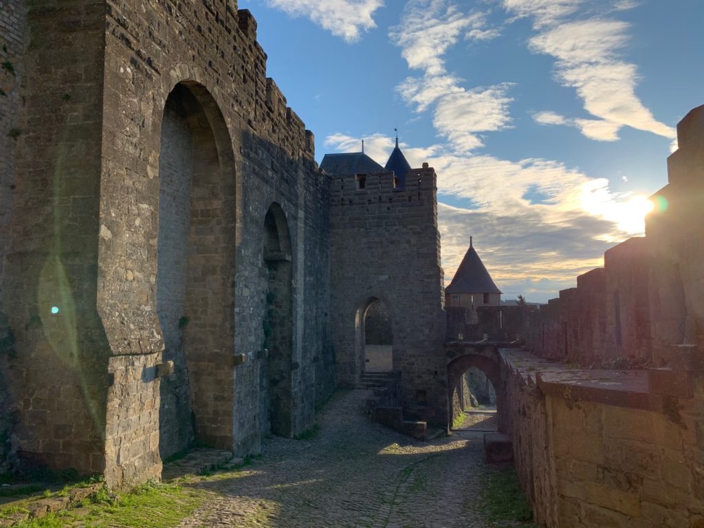 Aude gate at Carcassonne Castle
